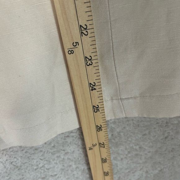 Lands End Women's Linen Double Breasted Blazer Size 4. Career Casual Preppy - Picture 4 of 10